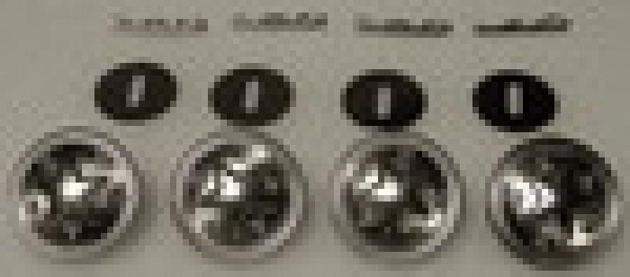Texas State Silver Uniform Buttons 7/8" LARGE Pins/Washers TX-set of 4